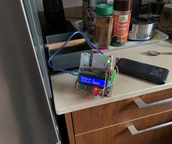 A Pandemic Snack Counter With an Arduino UNO and the Display Shield