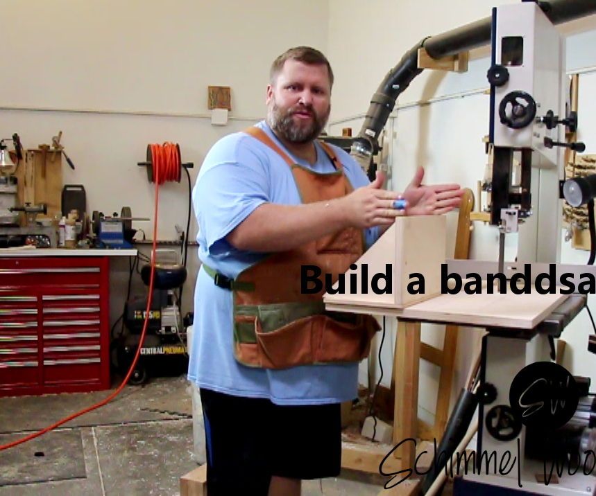 Build a Bandsaw Sled/jig for Crosscut and Long Cuts