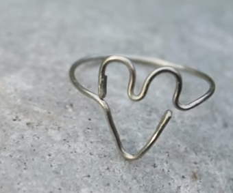 Wire Heart Ring