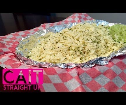 How to Make Cauliflower Rice - Chipotle Style With Cilantro, Lime