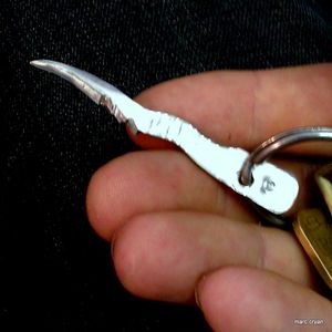 Saw Keychain - From Sawzall Blade