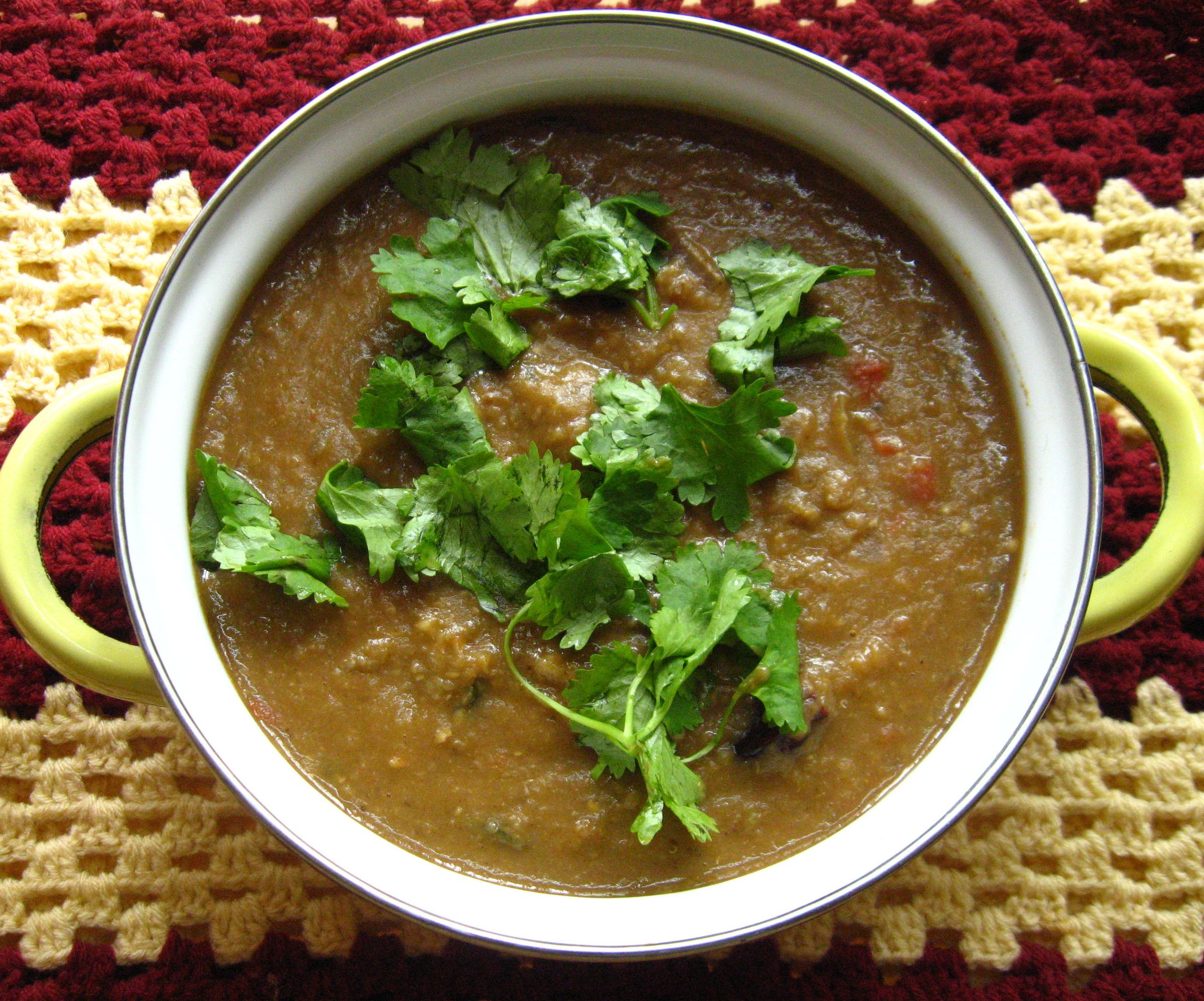 Mashed Eggplant (Brinjal) Curry