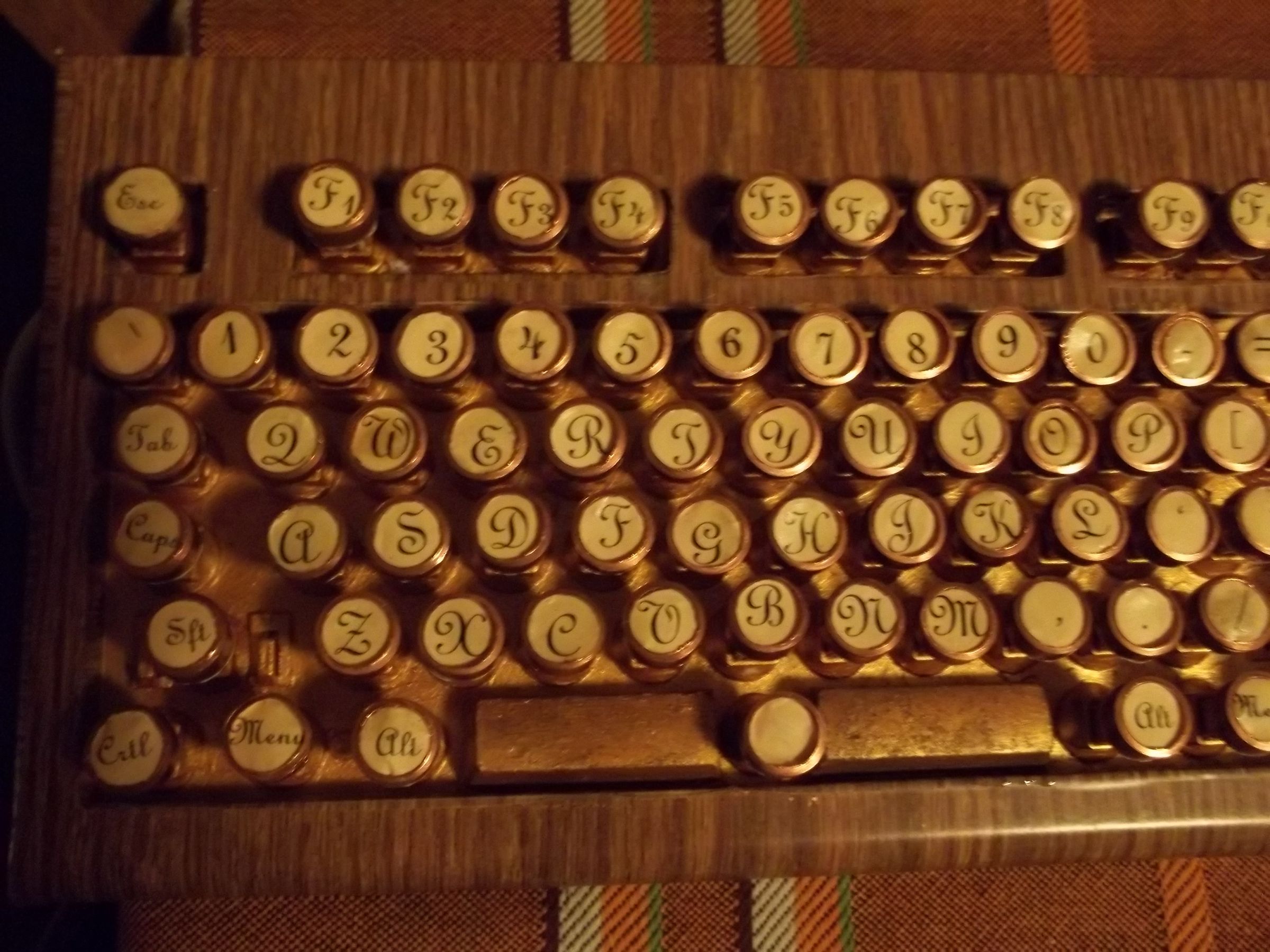 Make a Steampunk Keyboard - Win Guy Style!