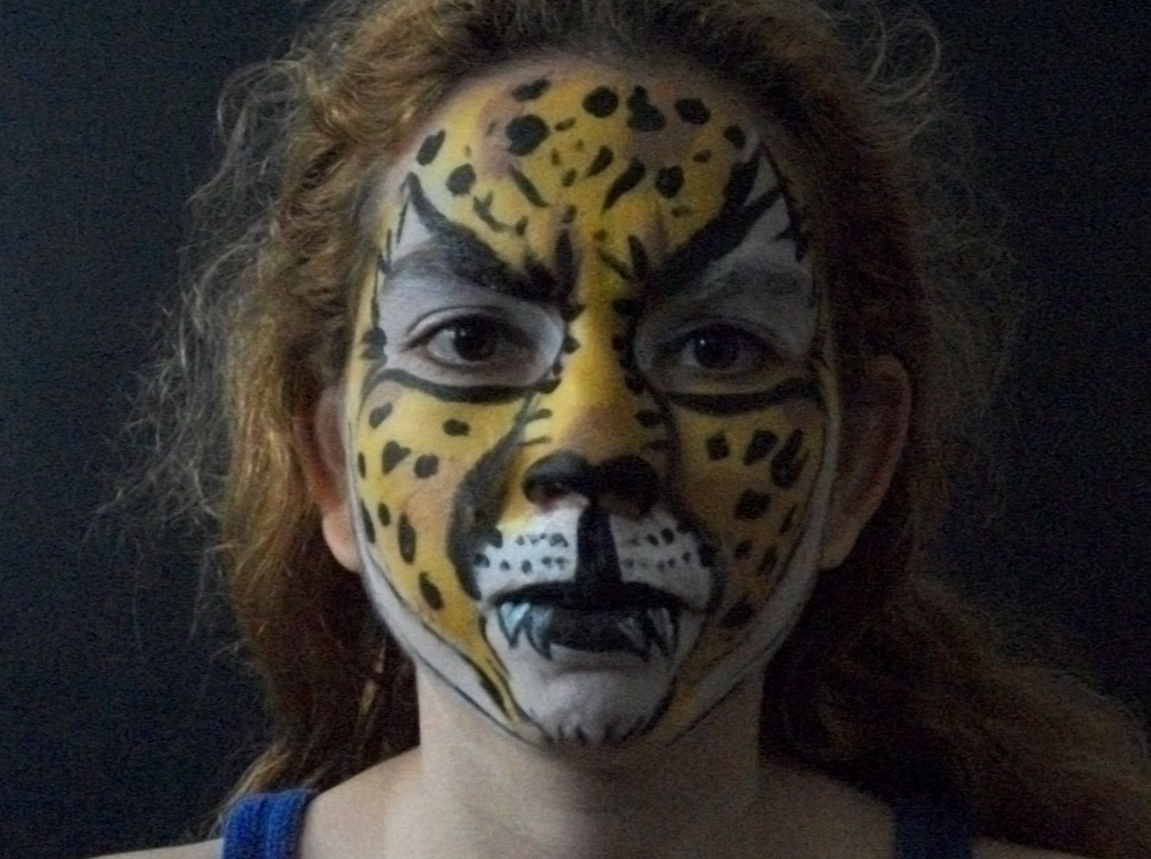 Cheetah Face Paint