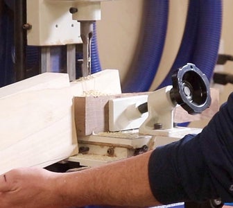 Tusk Mortises - Finish Center Rail