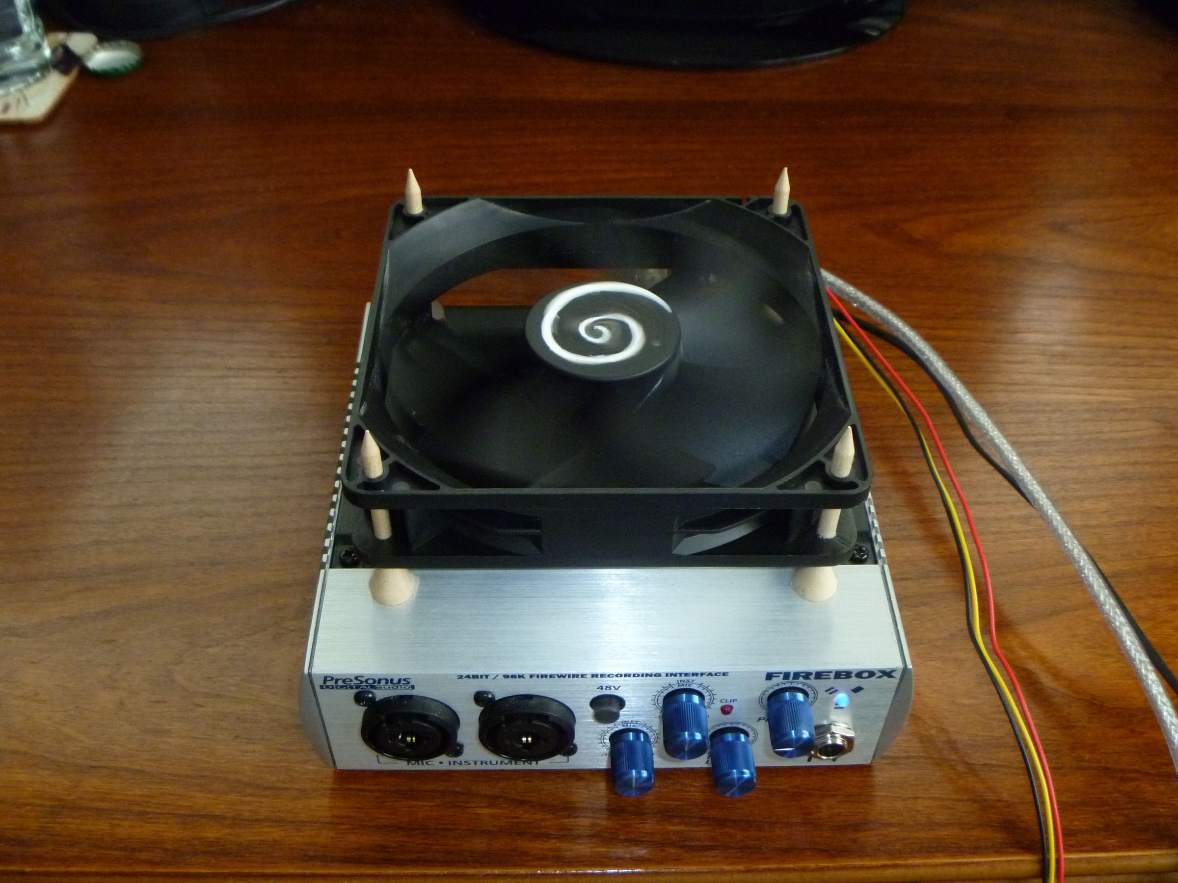 DIY Audio Interface Cooler 5 Steps Instructables