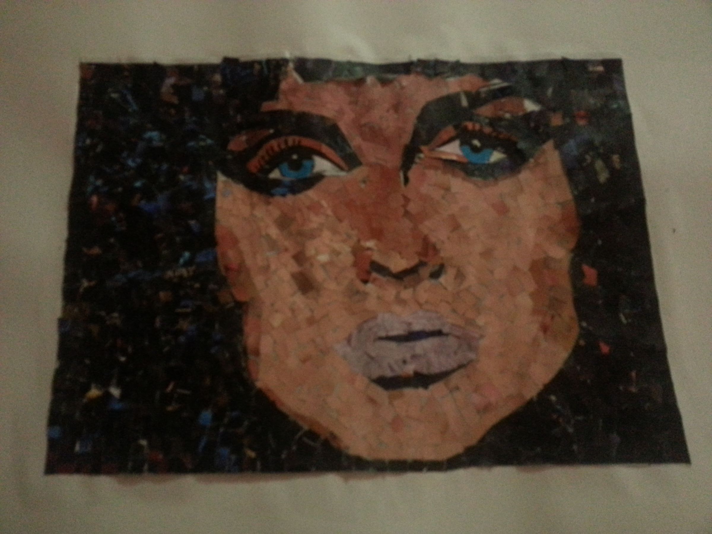 Paper Collage ( Face)