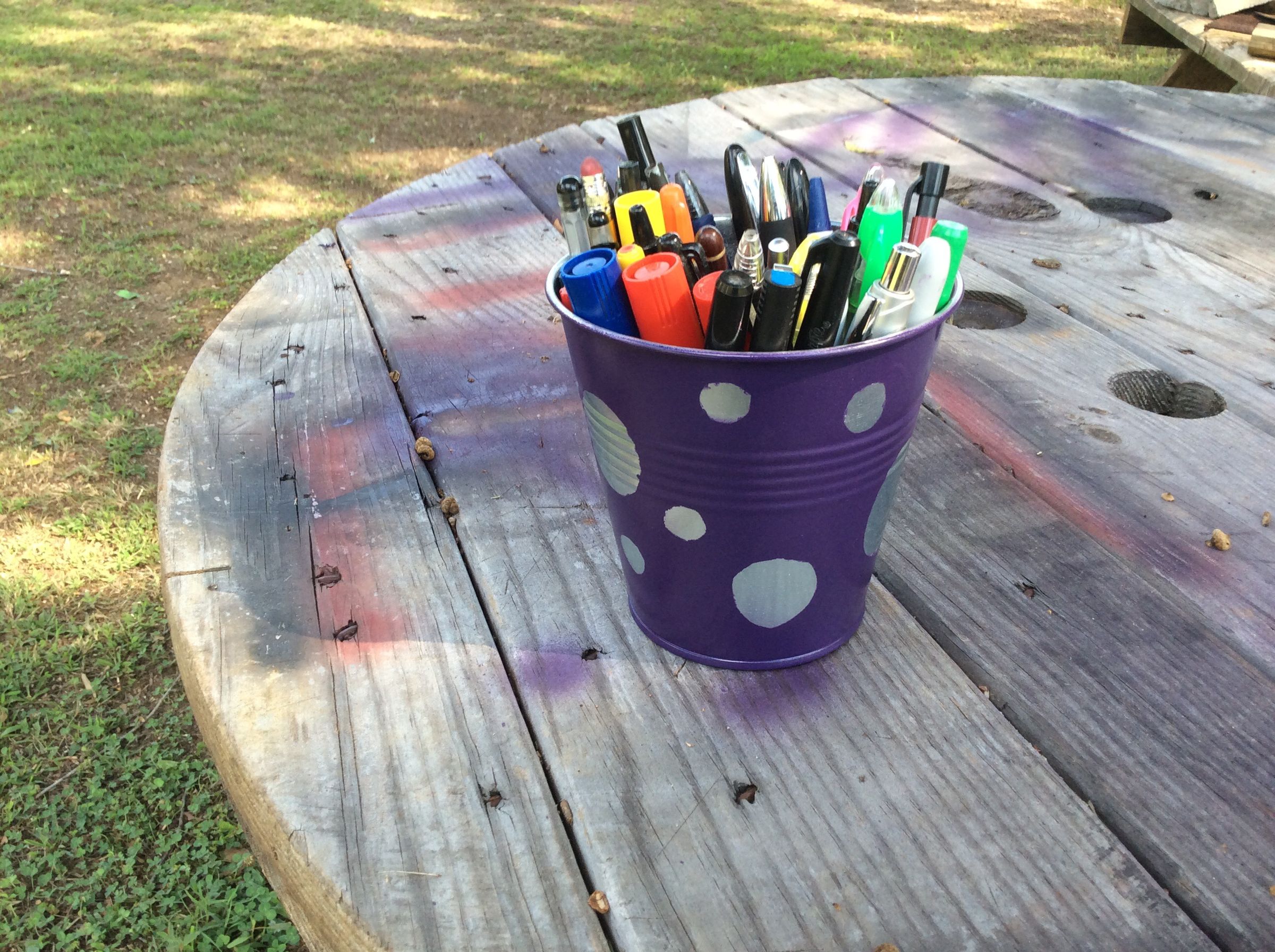 Pokadot Pencil Cup