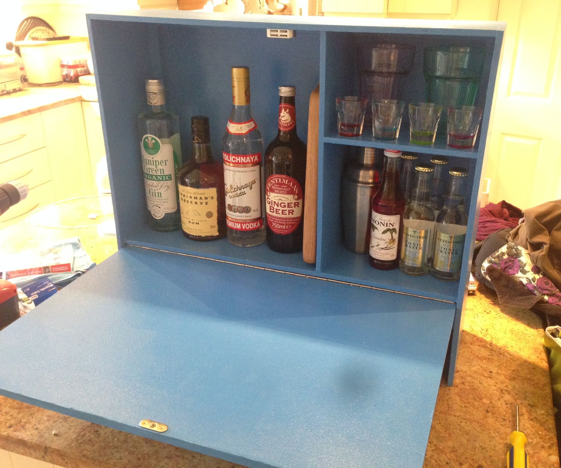 Wall Mounted Mini-bar