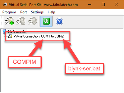 Create Connected Pair of Virtual COM Ports