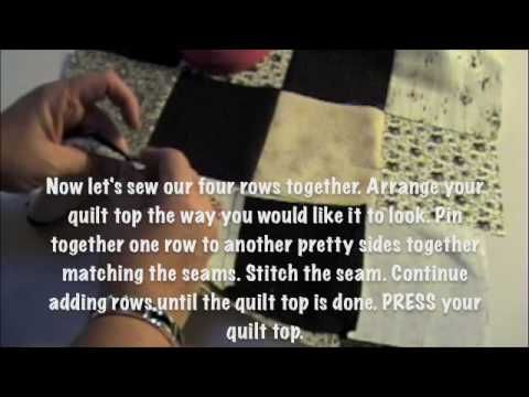 Your First Sewing Project - How to Make a Mini Quilt