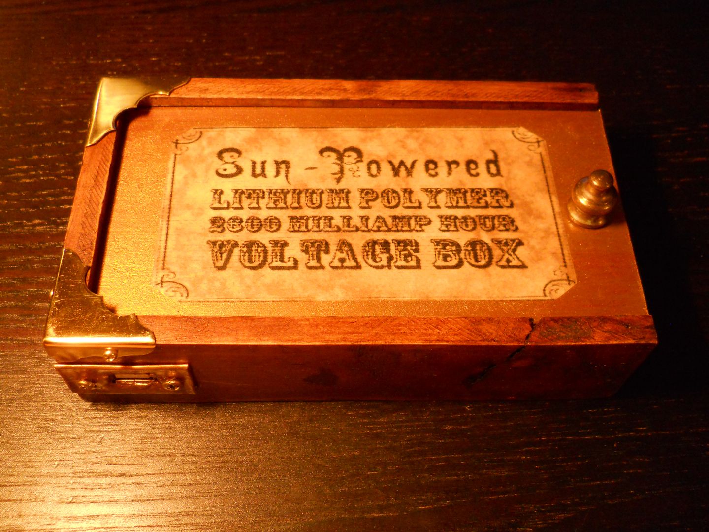 Steampunk Solar USB Charger
