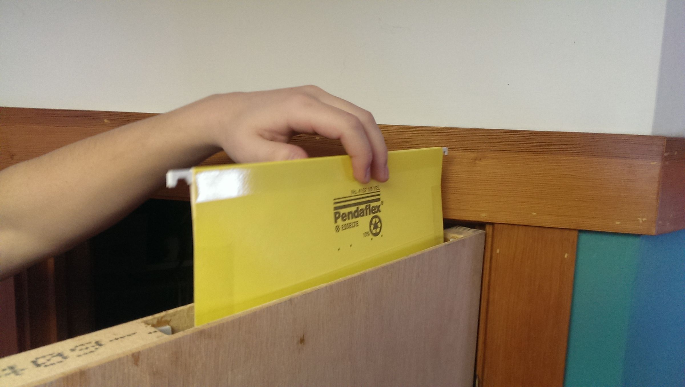 Hidden Compartment In Everyday Door