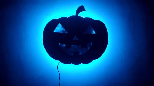 Bluetooth RGB Pumpkin Wall Light