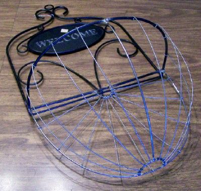 Wire Basket for a Hanging Plant