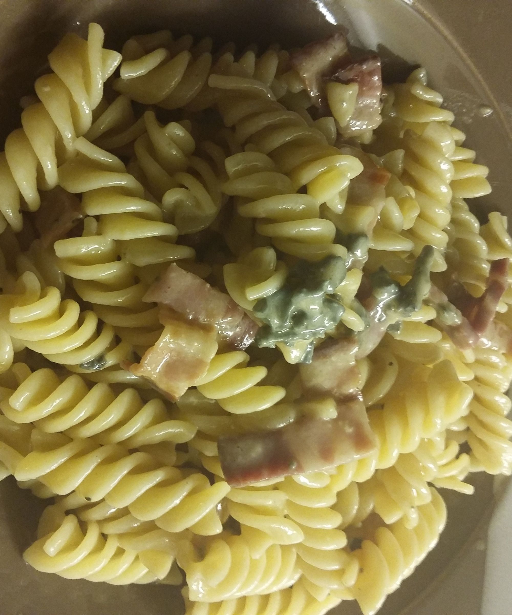 Pasta Gorgonzola and Bacon