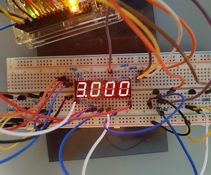 How to Properly Drive 4 Digit 7 Segment Display Using Arduino