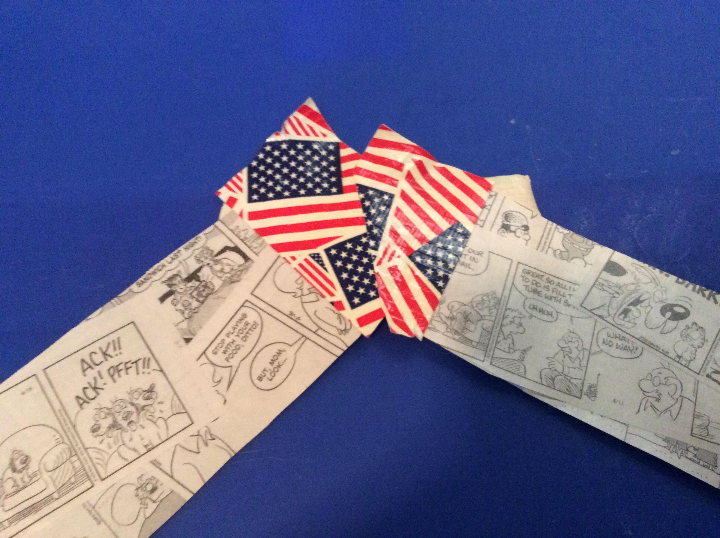 Comic Duct Tape Wallet 4 Steps Instructables