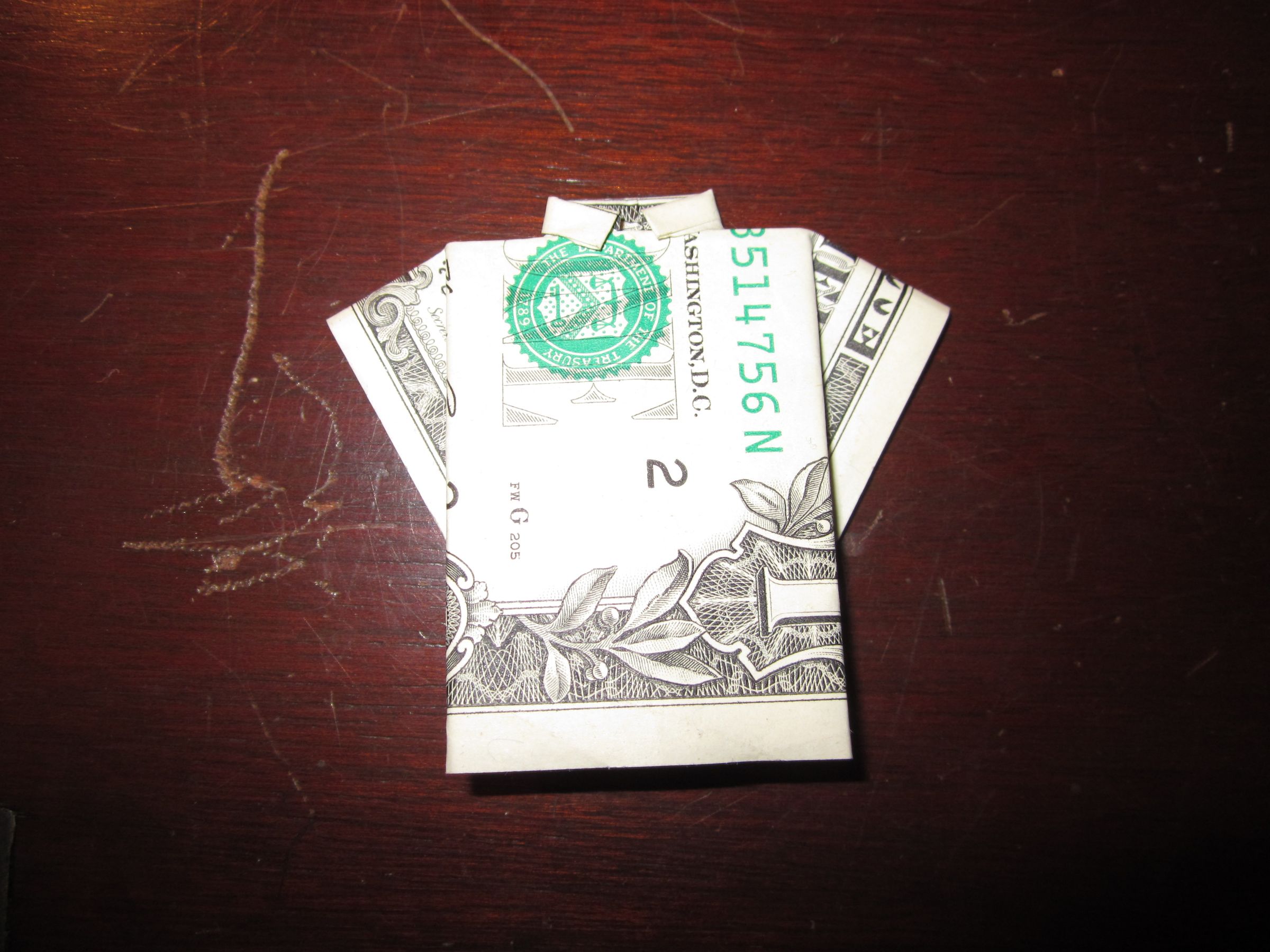 Origami Dollar Shirt (with Cuffs) and Pants Instructables