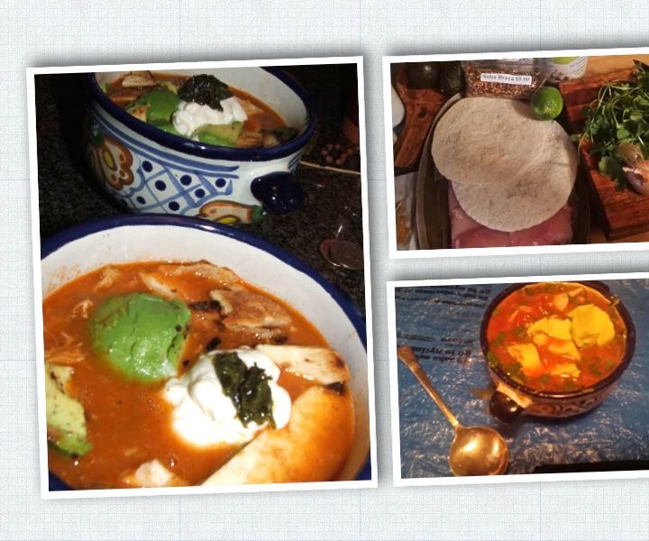 Chicken Tortilla Soup Con Queso & Avocado