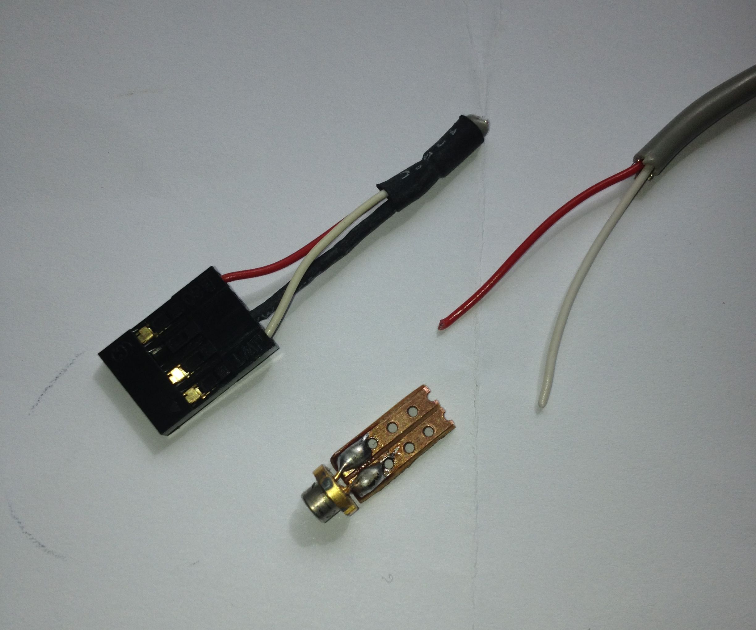 Easy Way To Solder Wires To DVD Laser Diode.