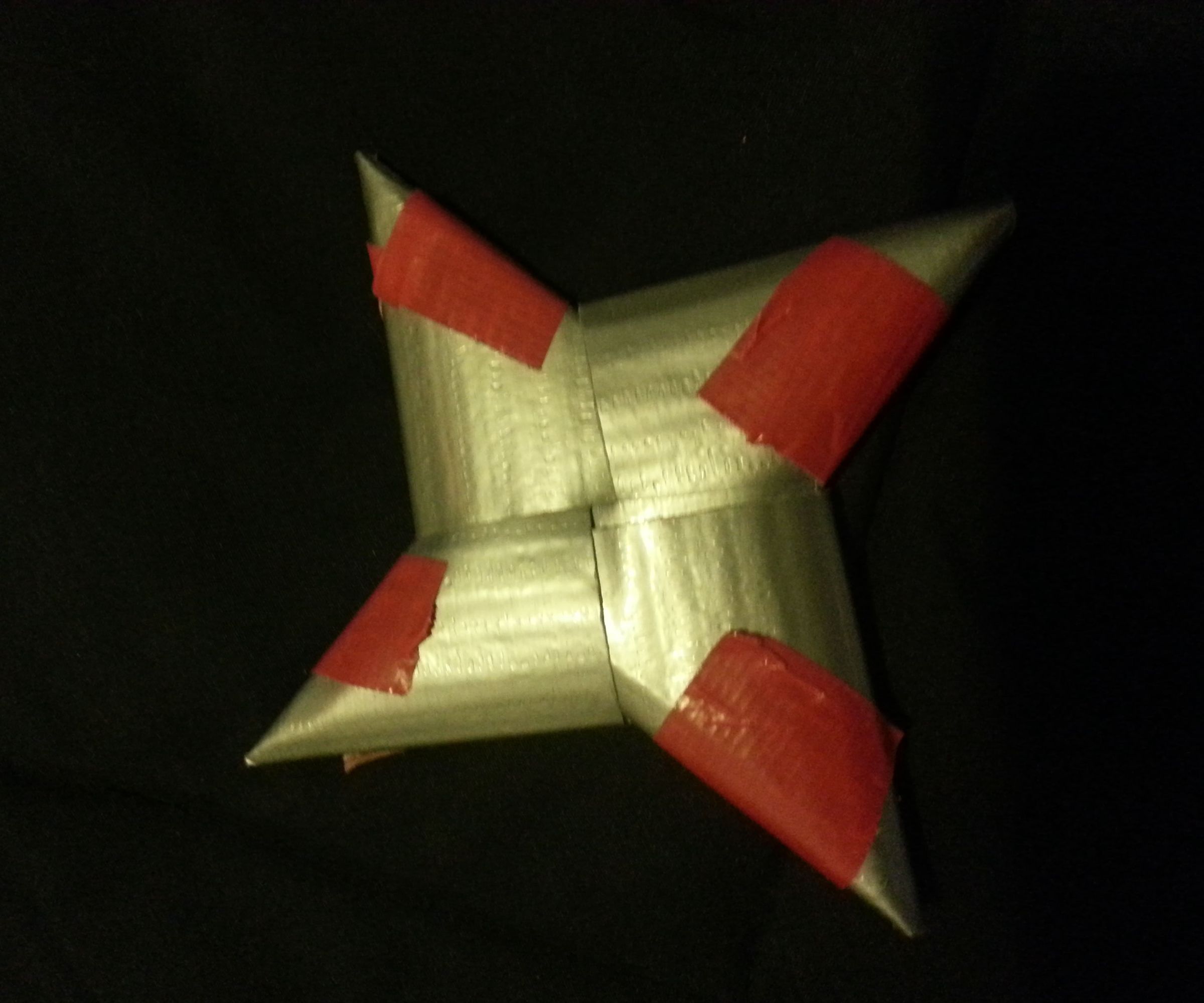 Duck Tape Throwing Star