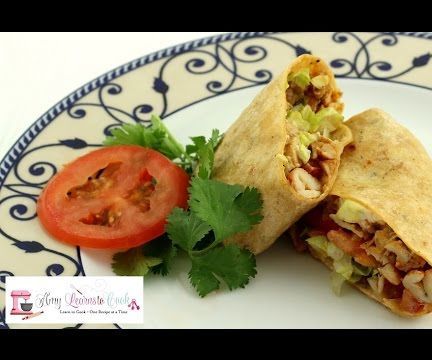 Chipotle Chicken Wrap With Avocado