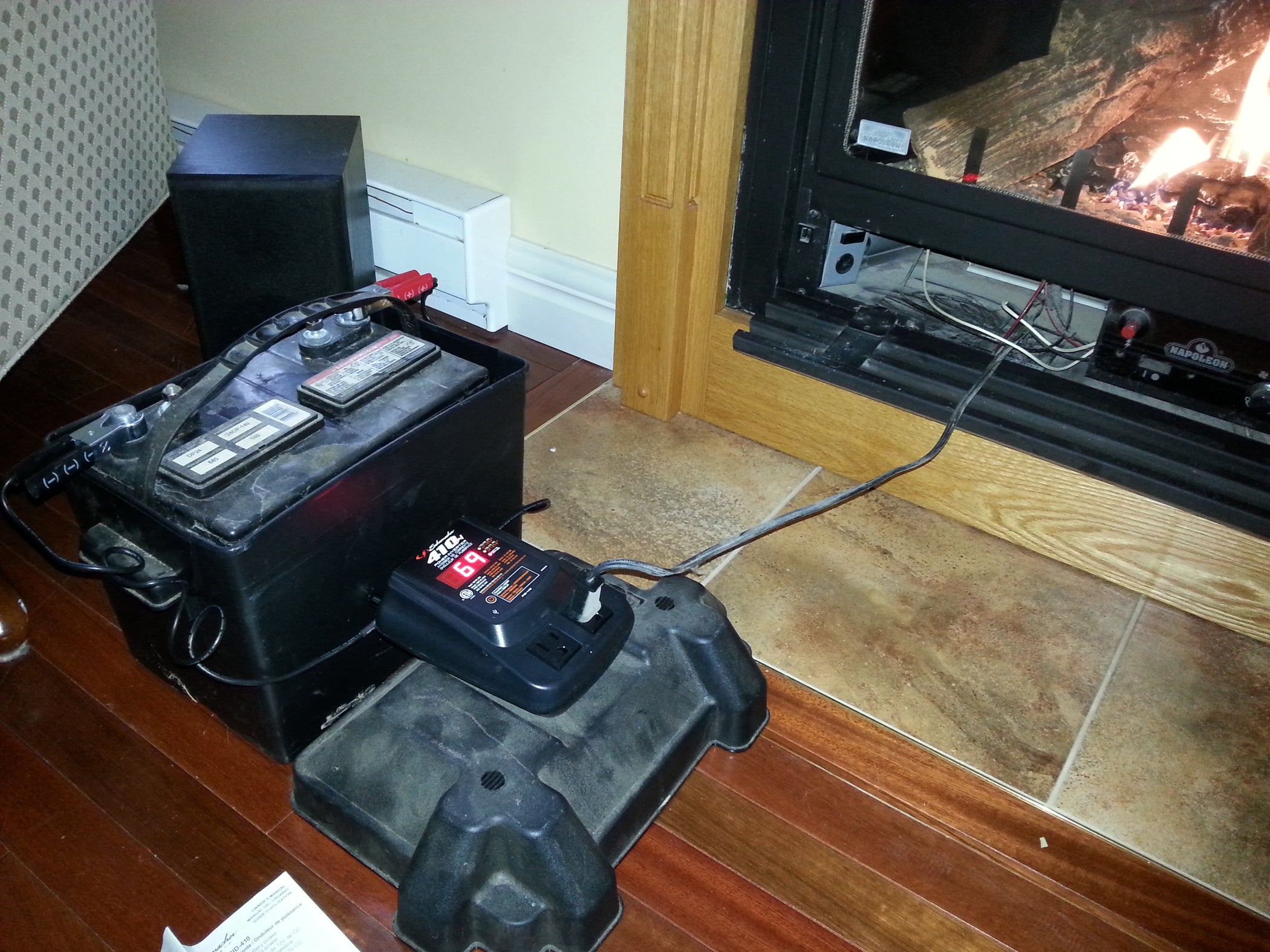 Using Your Propane Fireplace During a Power Outage 4 Steps