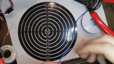 Soldering GND and +5v on the Rings