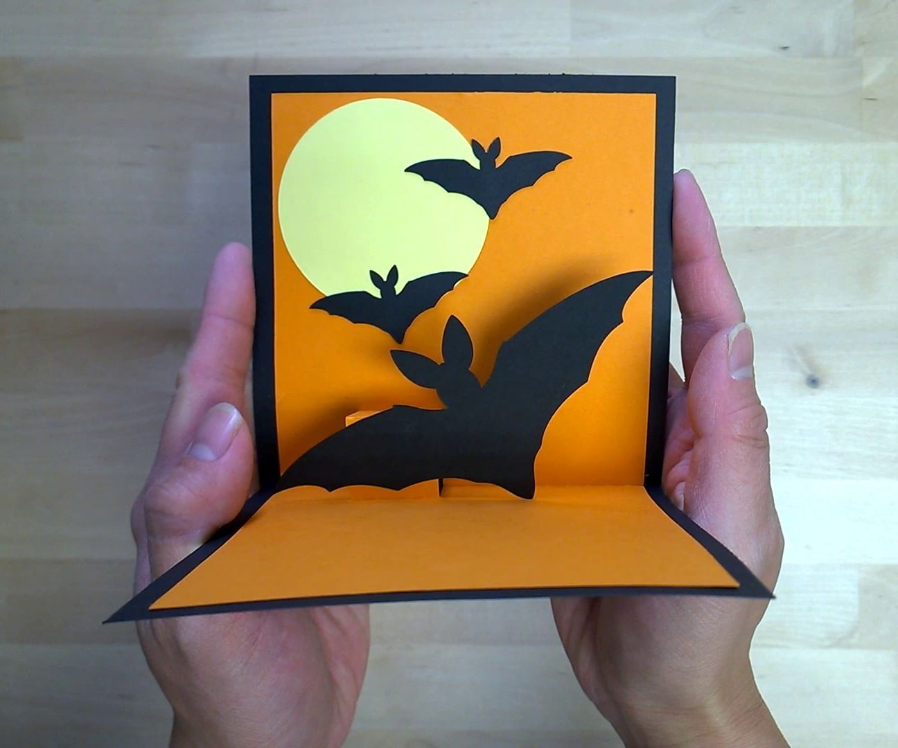 Halloween Bat Greeting Card