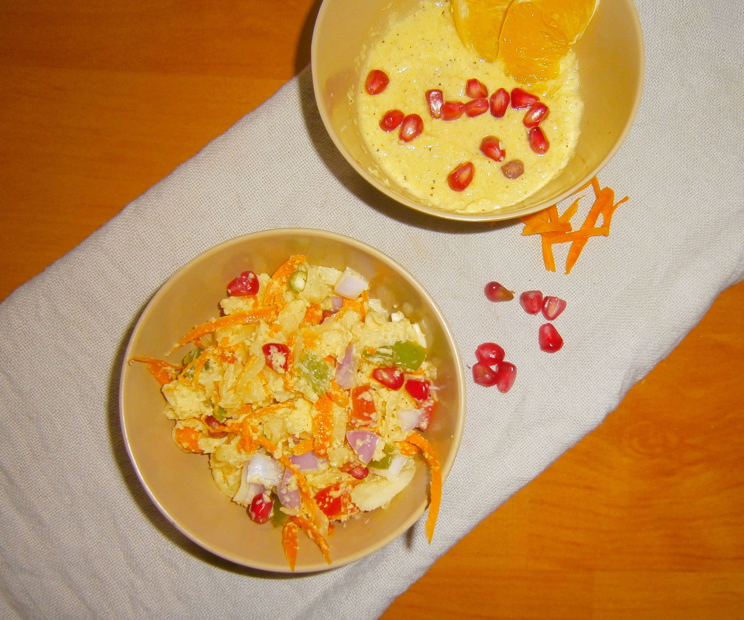 Raw Cucumber-Carrot Noodles With Tropical Sauce