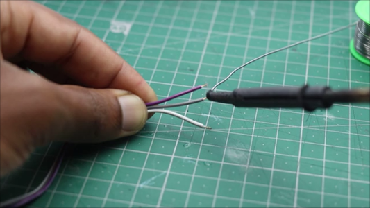 Soldering the Led Strip