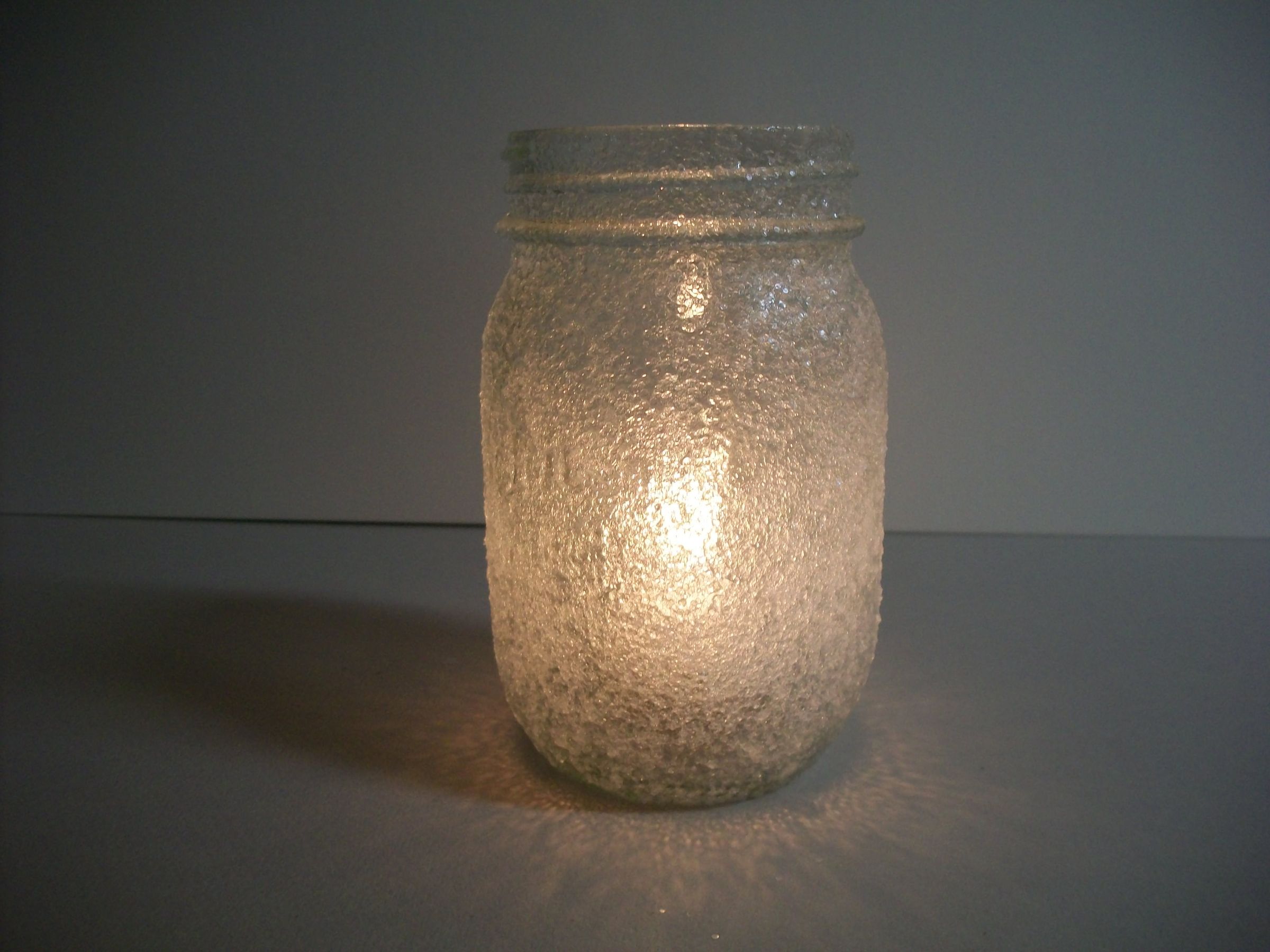 Icicle Mason Jars