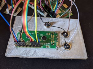Mount Buttons and LCD Screen