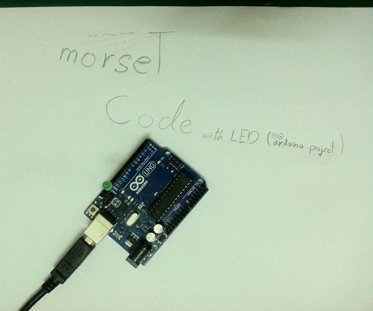 Morse Code With Arduino+LED