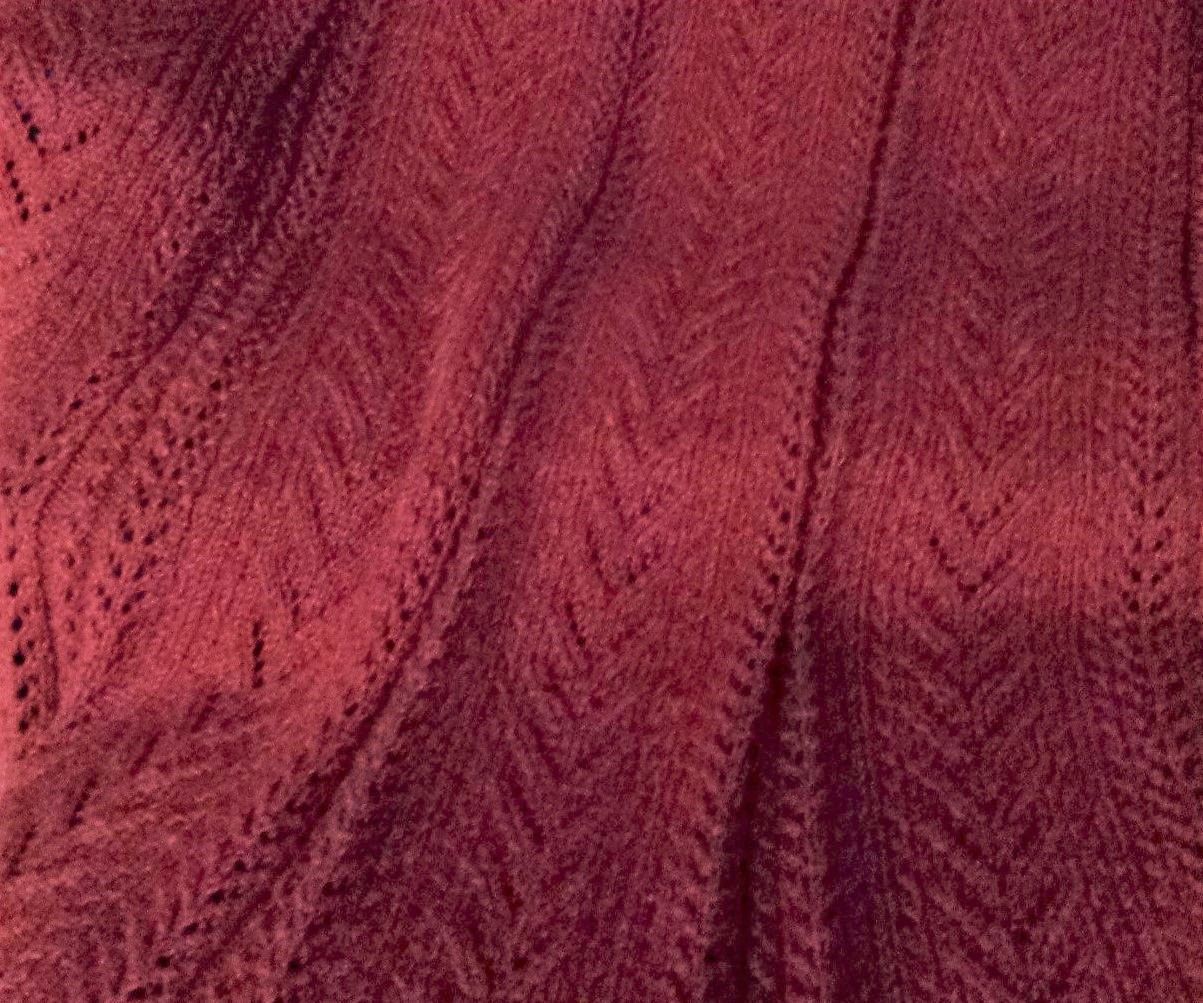 Lace and Cables Afghan