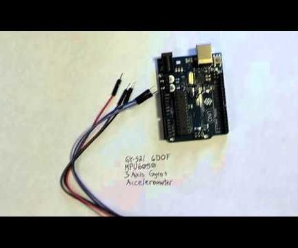 GY-521 MPU6050 3 Axis Gyroscope and Accelerometer With Arduino