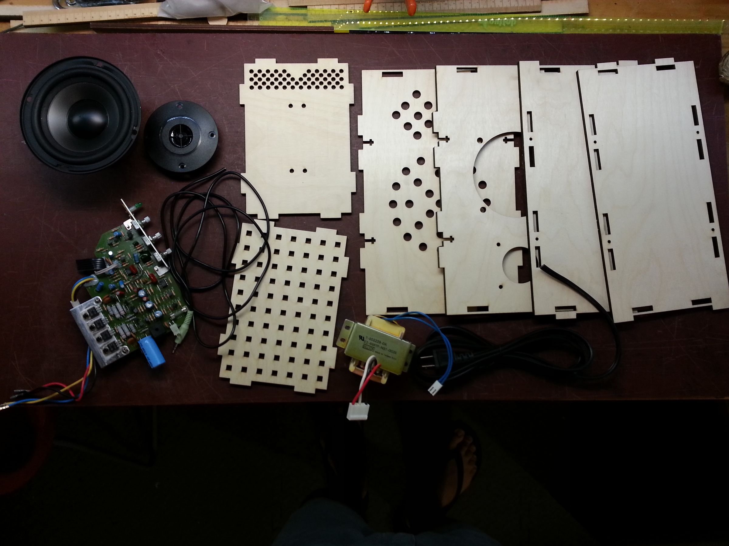 Lasercut Speaker With Amplifier 5 Steps (with Pictures) Instructables