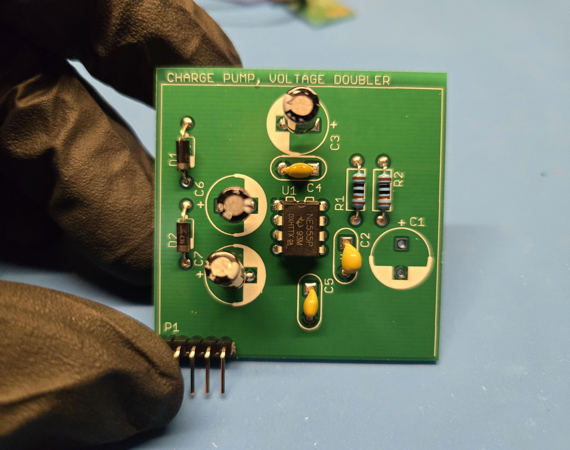 Charge Pump, Voltage Doubler (555 Timer), MiniPCB, 09H-05