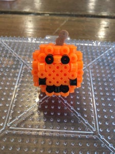 How to Make a 3D Fusible/perler Bead Pumpkin