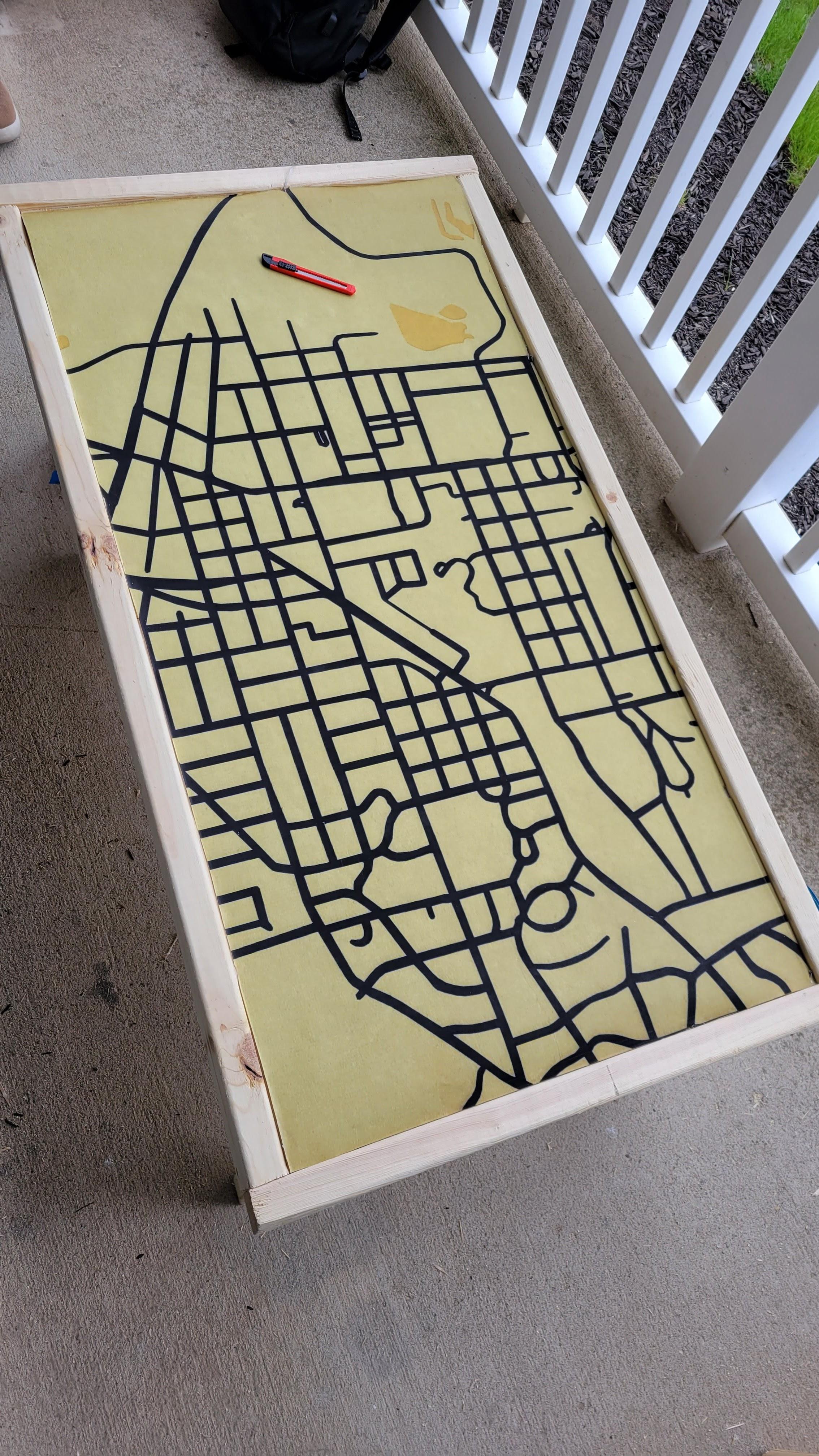 Purdue Map Coffee Table 9 Steps (with Pictures) Instructables