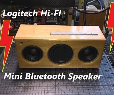 DIY Logitech Pure Fi Anywhere 2 Rebuild & Mini Bluetooth Speaker Upgrade Conversion