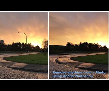 Photoshop Tutorial - How to Remove Anything From an Image