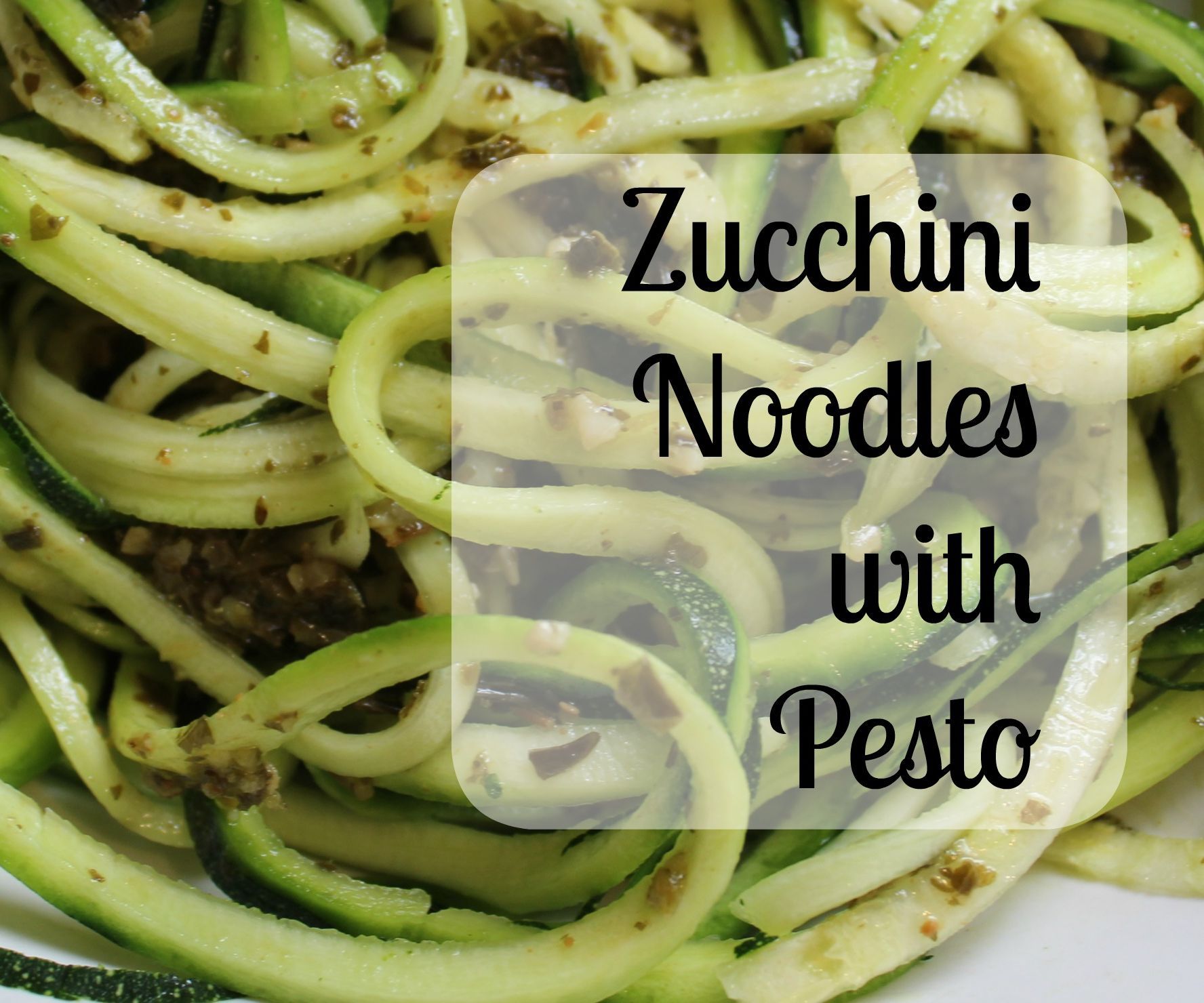 Zucchini Noodles With Pesto