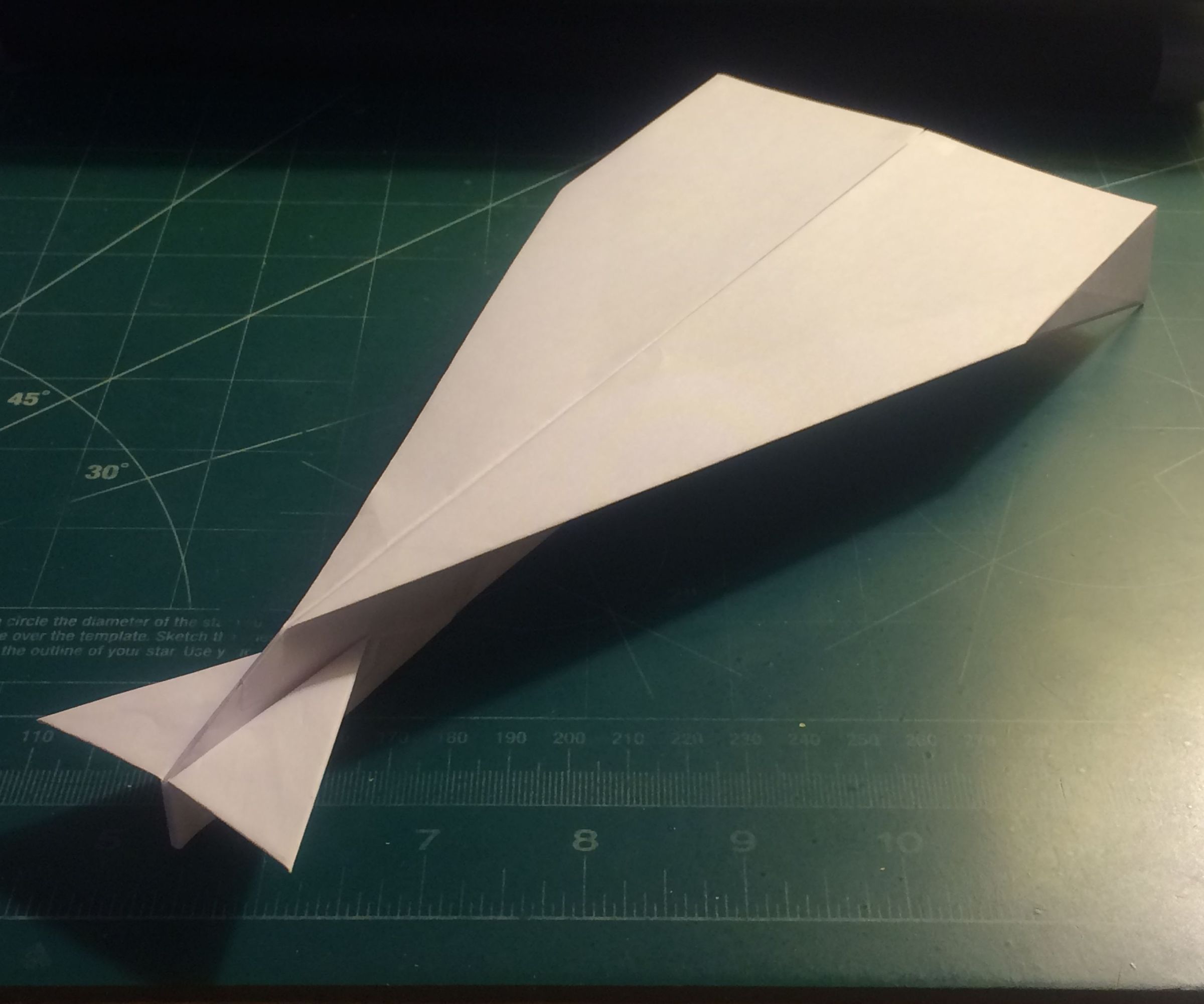 How to Make the StratoDagger Paper Airplane
