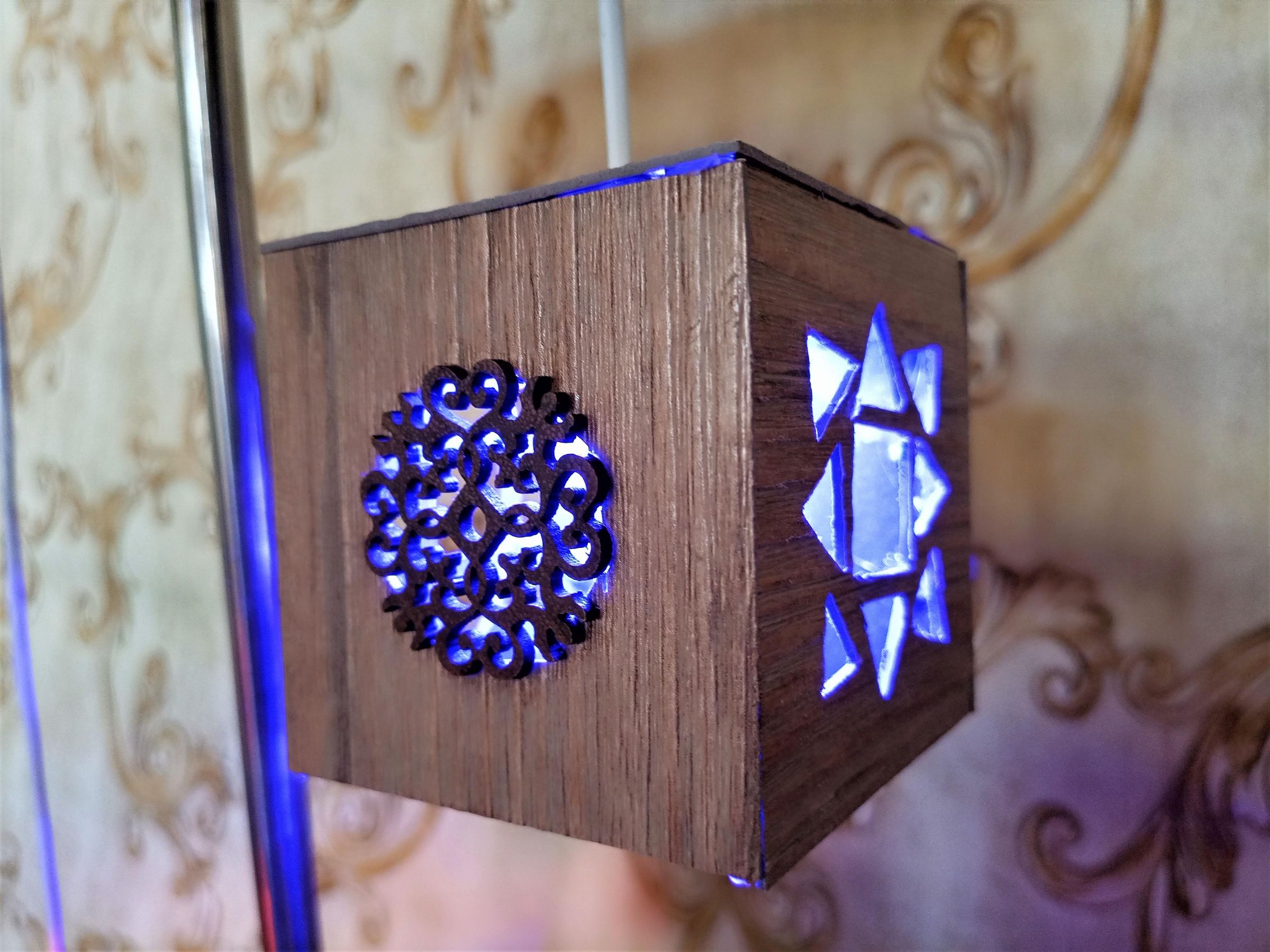 How to Make Wooden Table LampModern Design of Light LampEasy Art