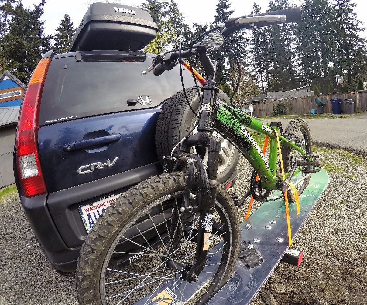 Hitch Mount Snowboard Bike Rack Instructables