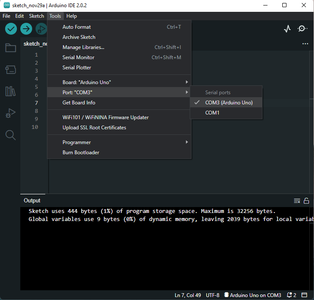 Uploading the Code