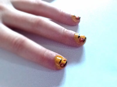 Instructables Robot Nail Art!