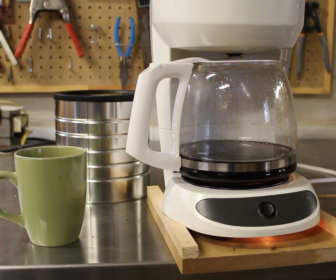 Candle Powered Coffee Maker